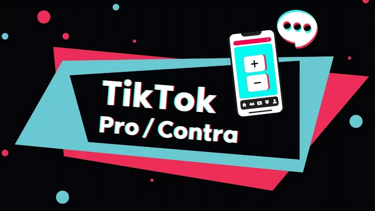 TikTok Pro/Contra. Grafik: LpB via Canva. TikTok Pro/Contra. Grafik: LpB via Canva.